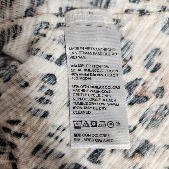 Chico's Women's Top Tunic Leopard Print, 3/4 Sleeve, Size XL - Picture 4 of 6